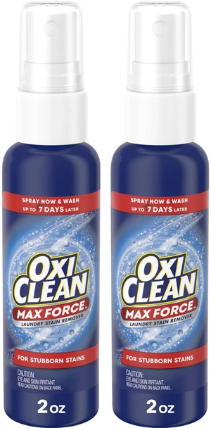 OxiClean Max Force Laundry Stain Treater Spray, 2Fl Oz (2Pack) OxiClean Max Force Laundry Stain Treater Spray, 2Fl Oz (2Pack)