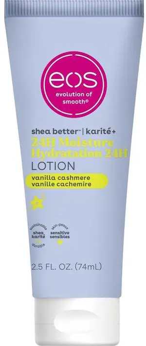 Eos 24H Moisture Travel Body Lotion Vanilla Cashmere, 2.5 fl oz Eos 24H Moisture Travel Body Lotion Vanilla Cashmere, 2.5 fl oz