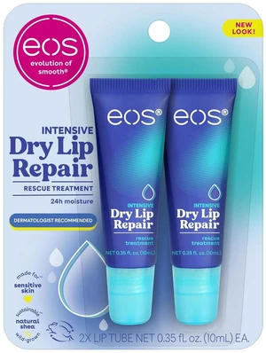 Eos The Hero Lip Repair Strawberry Extract 0.35 oz 2-Pack for Dry Skin Eos The Hero Lip Repair Strawberry Extract 0.35 oz 2-Pack for Dry Skin