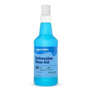 Basics Dishwasher Rinse Aid Liquid 32Fl Oz 1-Pack, Prevents Spots, Enhances Drying, Sparkling Finish Basics Dishwasher Rinse Aid Liquid 32Fl Oz 1-Pack, Prevents Spots, Enhances Drying, Sparkling Finish