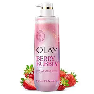 Olay Body Wash for Women Intensely Hydrating Pro-Hyaluronic Acid Serum Complex Vitamin B3 Lameller Technology Renews Moisture Berry Bubbly Scent 20 Fl Oz Olay Body Wash for Women Intensely Hydrating Pro-Hyaluronic Acid Serum Complex Vitamin B3 Lameller Technology Renews Moisture Berry Bubbly Scent 20 Fl Oz
