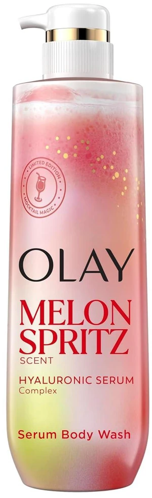 Olay Body Wash Intensely Hydrating Pro-Hyaluronic Acid Serum Complex, Renews Moisture, Vitamin B3 Lameller Technology, for All Skin Types, Melon Spritz Scent, 20 fl oz Olay Body Wash Intensely Hydrating Pro-Hyaluronic Acid Serum Complex, Renews Moisture, Vitamin B3 Lameller Technology, for All Skin Types, Melon Spritz Scent, 20 fl oz