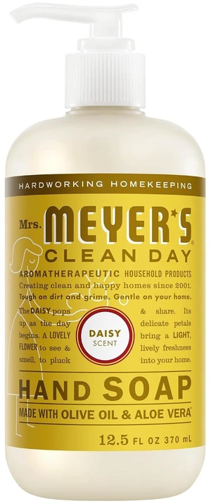 Mrs. Meyer's Clean Day Hand Soap, Daisy Scent, 12.5 Fl Oz Bottle Mrs. Meyer's Clean Day Hand Soap, Daisy Scent, 12.5 Fl Oz Bottle