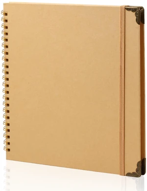 Joyberg 80-Page Scrapbook 8 x 8 In, Junk Journal Album, Scrapbooking Supplies for Memory Book, Wedding, Anniversary, Family, DIY Craft Projects (Brown) Joyberg 80-Page Scrapbook 8 x 8 In, Junk Journal Album, Scrapbooking Supplies for Memory Book, Wedding, Anniversary, Family, DIY Craft Projects (Brown)