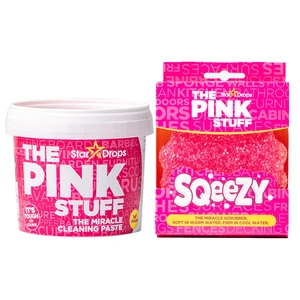 Stardrops The Pink Stuff Miracle Cleaning Paste and Sqeezy Scrubber Kit Stardrops The Pink Stuff Miracle Cleaning Paste and Sqeezy Scrubber Kit