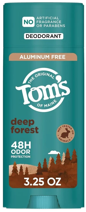 Tom's of Maine Deep Forest Aluminum Free Natural Deodorant, 3.25 oz Tom's of Maine Deep Forest Aluminum Free Natural Deodorant, 3.25 oz