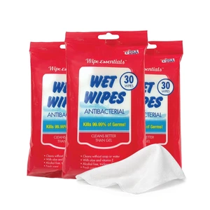 WipeEssentials Hand Sanitizer Wipes for Adults & Kids - 90Count, 3Packs WipeEssentials Hand Sanitizer Wipes for Adults & Kids - 90Count, 3Packs