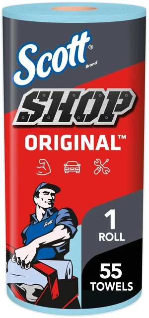 Scott Shop Towels Original 55 Towels Per Roll, 30 Rolls Per Case Scott Shop Towels Original 55 Towels Per Roll, 30 Rolls Per Case