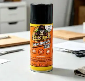 Heavy Duty, Clear Spray Adhesive, 4 Ounce Can Heavy Duty, Clear Spray Adhesive, 4 Ounce Can
