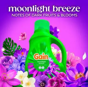 Laundry Detergent Liquid, Now with Odor Defense, Moonlight Breeze Scent, 39 fl oz, 29 Loads Laundry Detergent Liquid, Now with Odor Defense, Moonlight Breeze Scent, 39 fl oz, 29 Loads