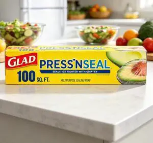 Glad Press'N Seal Multipurpose Sealing Food Wrap, 100 sq ft Roll Glad Press'N Seal Multipurpose Sealing Food Wrap, 100 sq ft Roll