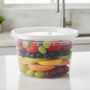 Mainstays Plastic Deli Containers, 40 Pieces, 16 oz, Meal Prep and Batch Cooking Mainstays Plastic Deli Containers, 40 Pieces, 16 oz, Meal Prep and Batch Cooking