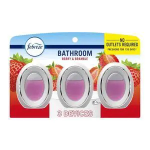 Febreze BATH Air Freshener Berry & Bramble, .25 fl. oz., Pack of 3 Febreze BATH Air Freshener Berry & Bramble, .25 fl. oz., Pack of 3