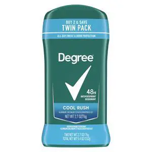 Degree Men Original Antiperspirant Deodorant for Men Cool Rush Twin Pack, 2.7oz Degree Men Original Antiperspirant Deodorant for Men Cool Rush Twin Pack, 2.7oz