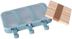Thyme & Table Silicone Popsicle Mold with Wooden Sticks, 1 Count per Pack Thyme & Table Silicone Popsicle Mold with Wooden Sticks, 1 Count per Pack
