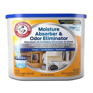 Arm & Hammer Moisture Absorber Tub, Fragrance Free Desiccant, 14 oz Arm & Hammer Moisture Absorber Tub, Fragrance Free Desiccant, 14 oz