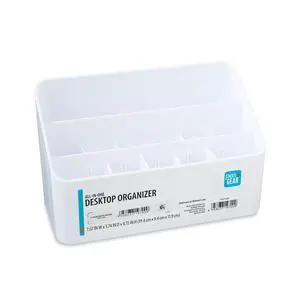 Pen+Gear White All-in-One Desktop Storage Organizer for School and Office Supplies Pen+Gear White All-in-One Desktop Storage Organizer for School and Office Supplies