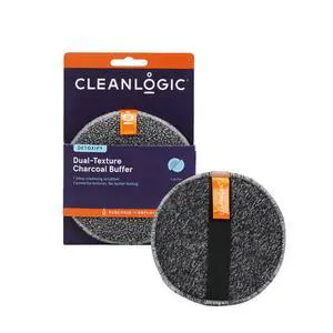 Cleanlogic Detoxify Dual-Texture Body Buffer, Charcoal-Infused Exfoliating Body Cleanser Cleanlogic Detoxify Dual-Texture Body Buffer, Charcoal-Infused Exfoliating Body Cleanser