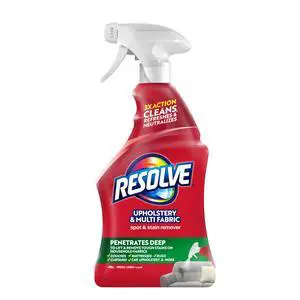 Resolve Multi-Fabric Upholstery Cleaner Solution and Stain Remover Spray, 22 oz Resolve Multi-Fabric Upholstery Cleaner Solution and Stain Remover Spray, 22 oz