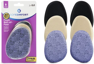 Sof Comfort Ball-of-Foot Fashion Foam Cushion 3-Pack, Women's One Size Fits All Sof Comfort Ball-of-Foot Fashion Foam Cushion 3-Pack, Women's One Size Fits All