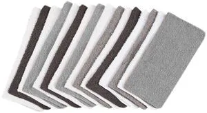 Mainstays 18-Pack Washcloth Bundle, Grey Multi Mainstays 18-Pack Washcloth Bundle, Grey Multi