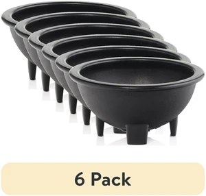 (6 pack) Mainstays Small Black Salsa Serving Dish, 10 oz (6 pack) Mainstays Small Black Salsa Serving Dish, 10 oz