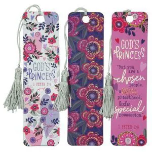Christian Art Gifts Inspirational Paper Cardstock Faith-Based Bookmark Set: God's Princess, Cute & Encouraging for School, Church, Reading Books, Purple Lavender (Other) Christian Art Gifts Inspirational Paper Cardstock Faith-Based Bookmark Set: God's Princess, Cute & Encouraging for School, Church, Reading Books, Purple Lavender (Other)