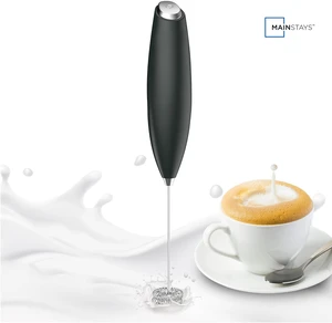 Mainstays Milk Frother, Battery-Powered Handheld Milk Frother Wand Mainstays Milk Frother, Battery-Powered Handheld Milk Frother Wand