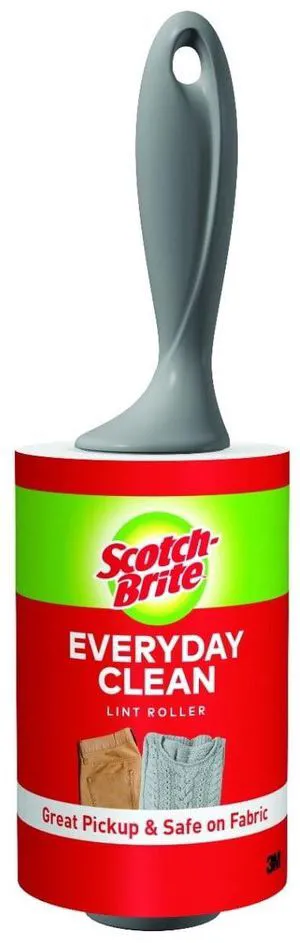 Scotch-Brite Everyday Clean Lint Roller, 95 Sheets, 1 Roller Scotch-Brite Everyday Clean Lint Roller, 95 Sheets, 1 Roller