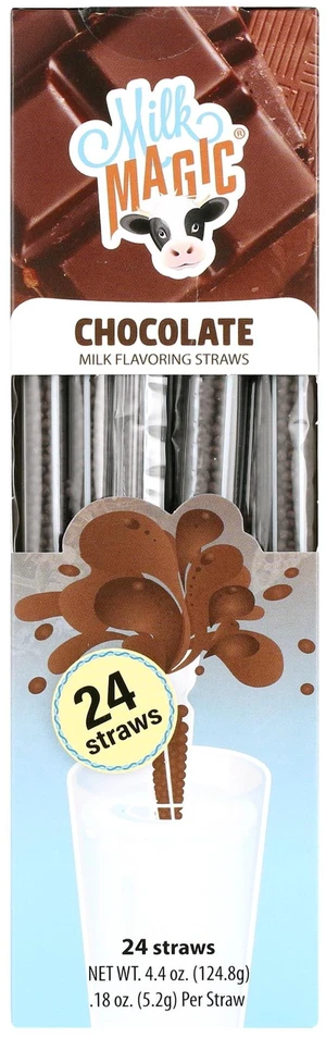 Milk Magic Chocolate Milk Flavoring Straws 24 Count Milk Magic Chocolate Milk Flavoring Straws 24 Count