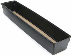 Rubbermaid, Drawer Organizer, Black, 3" x 15" Rubbermaid, Drawer Organizer, Black, 3" x 15"
