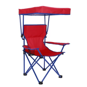 Ozark Trail Kids Canopy Chair with Safety Lock, 125 lb Capacity, Red/Blue Ozark Trail Kids Canopy Chair with Safety Lock, 125 lb Capacity, Red/Blue