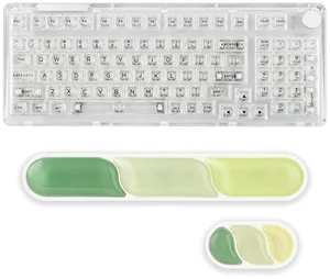 Phantom 98 Hot Swappable Crystal Mechanical Keyboard with MechLands EPOMAKER CloudGel Wrist Rest Phantom 98 Hot Swappable Crystal Mechanical Keyboard with MechLands EPOMAKER CloudGel Wrist Rest