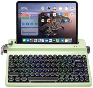 QL75 Wireless Typewriter Hot Swap Retro Mechanical Keyboard,Punk Round Keycaps,RGB Backlit QMK/VIA P QL75 Wireless Typewriter Hot Swap Retro Mechanical Keyboard,Punk Round Keycaps,RGB Backlit QMK/VIA P