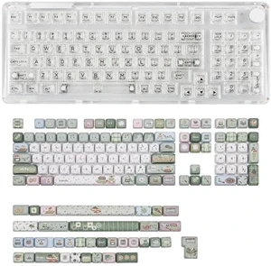 Phantom 98 Mechanical Keyboard with Sprout Picnic Keycap Set Phantom 98 Mechanical Keyboard with Sprout Picnic Keycap Set
