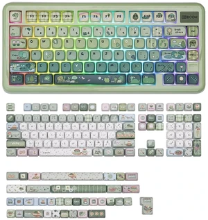 Phantom81 Lite 75% Gasket Mechanical Keyboard with Sprout Picnic Keycap Set Phantom81 Lite 75% Gasket Mechanical Keyboard with Sprout Picnic Keycap Set