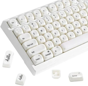 126-Key Ceramic keycaps Style, MOA Profile, Elegant Minimalist Design, Dye-Sublimated PC Keycaps wit 126-Key Ceramic keycaps Style, MOA Profile, Elegant Minimalist Design, Dye-Sublimated PC Keycaps wit