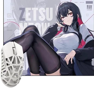 WLMOUSE Beast X Mini Pro Magnesium Gaming Mouse(Milky White,OM Switch,Side Slits)+ZETSUMEOW JUE 2.0 Mouse Pad(White) WLMOUSE Beast X Mini Pro Magnesium Gaming Mouse(Milky White,OM Switch,Side Slits)+ZETSUMEOW JUE 2.0 Mouse Pad(White)