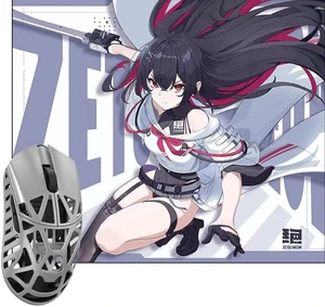 WLMOUSE Beast X Mini Pro Magnesium Gaming Mouse(Silver,OM Switch,Side Slits)+ZETSUMEOW REN Yaiba Mouse Pad(White) WLMOUSE Beast X Mini Pro Magnesium Gaming Mouse(Silver,OM Switch,Side Slits)+ZETSUMEOW REN Yaiba Mouse Pad(White)