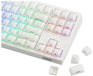 Lusterfly Jelly Keycaps Set - 123 Keys Double-Shot Laser Engraved, MDA Profile, ABS+PC, Non-Shine-Through, MX-Compatible for 61/68/84/87/98/100/104-Key Mechanical Keyboard (White) Lusterfly Jelly Keycaps Set - 123 Keys Double-Shot Laser Engraved, MDA Profile, ABS+PC, Non-Shine-Through, MX-Compatible for 61/68/84/87/98/100/104-Key Mechanical Keyboard (White)