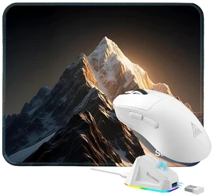 SM822 Wireless Mouse and Mouse Pad Combo (SM822 White) SM822 Wireless Mouse and Mouse Pad Combo (SM822 White)