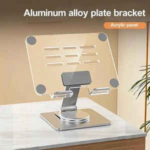 Physowell Tablet Holder,acrylic iPad Stand, 360 Rotating Base,Foldable Adjustable Tablet Stand,Tablet Stand for Desk,Compatible with iPad Pro Air Mini 4 to 12.9-inchTablet B Physowell Tablet Holder,acrylic iPad Stand, 360 Rotating Base,Foldable Adjustable Tablet Stand,Tablet Stand for Desk,Compatible with iPad Pro Air Mini 4 to 12.9-inchTablet B