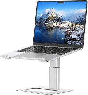 Adjustable Laptop Stand for Desk Computer Stand Ergonomic Laptop Riser Holder Compatible with 10 to 17.3 Inches Notebook PC Computer Aluminum Silver Adjustable Laptop Stand for Desk Computer Stand Ergonomic Laptop Riser Holder Compatible with 10 to 17.3 Inches Notebook PC Computer Aluminum Silver