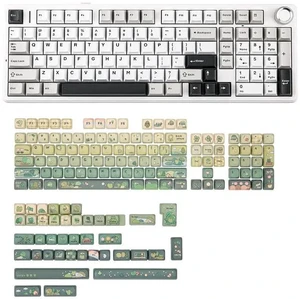 Aula F99 PRO 96% Mechanical Gaming Keyboard with KiiBoom X Cosydiaries Rainy Froggy Day Keycap Set Aula F99 PRO 96% Mechanical Gaming Keyboard with KiiBoom X Cosydiaries Rainy Froggy Day Keycap Set