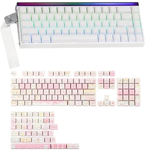 Aula Hero68 HE Wired Magnetic Gaming Keyboard with KiiBoom x Maorbeng Meow Meow Squad Keycaps Set Aula Hero68 HE Wired Magnetic Gaming Keyboard with KiiBoom x Maorbeng Meow Meow Squad Keycaps Set