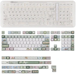 Phantom98 Lite 96% Mechanical Gaming Keyboard with Sprout Picnic Keycap Set Phantom98 Lite 96% Mechanical Gaming Keyboard with Sprout Picnic Keycap Set