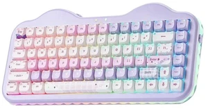 C75 Wireless Mechanical Keyboard, 75% Layout Hot Swap Creamy Keyboard NKRO,Cute Shine Through Keycap C75 Wireless Mechanical Keyboard, 75% Layout Hot Swap Creamy Keyboard NKRO,Cute Shine Through Keycap