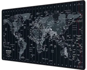 Large Mouse Pad 35.4x15.7 Inch World Map - XXL Gaming Desk Mat with Non-Slip Rubber Base Stitched Edges | Keyboard and Mouse Pad for Gaming/Office | Portable Desk Pad Large Mouse Pad 35.4x15.7 Inch World Map - XXL Gaming Desk Mat with Non-Slip Rubber Base Stitched Edges | Keyboard and Mouse Pad for Gaming/Office | Portable Desk Pad