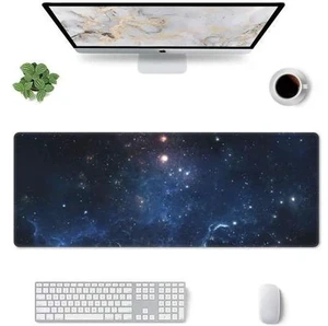 XXL Space Galaxy Desk Mouse Pad Large Gaming Keyboard Mat Cool Extended Laptop Mouse Pad for Office Company 31.5 X 11.8 Inch XXL Space Galaxy Desk Mouse Pad Large Gaming Keyboard Mat Cool Extended Laptop Mouse Pad for Office Company 31.5 X 11.8 Inch