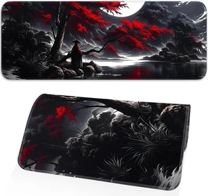 Japanese Dark Red Moon Gaming Mouse Pad Extended Mouse Pad with Non-Slip Base Full Keyboard Pad with Stitched Edges Large Desk Pad for Gaming Office Home 31.5 x 11.8 Inch Japanese Dark Red Moon Gaming Mouse Pad Extended Mouse Pad with Non-Slip Base Full Keyboard Pad with Stitched Edges Large Desk Pad for Gaming Office Home 31.5 x 11.8 Inch